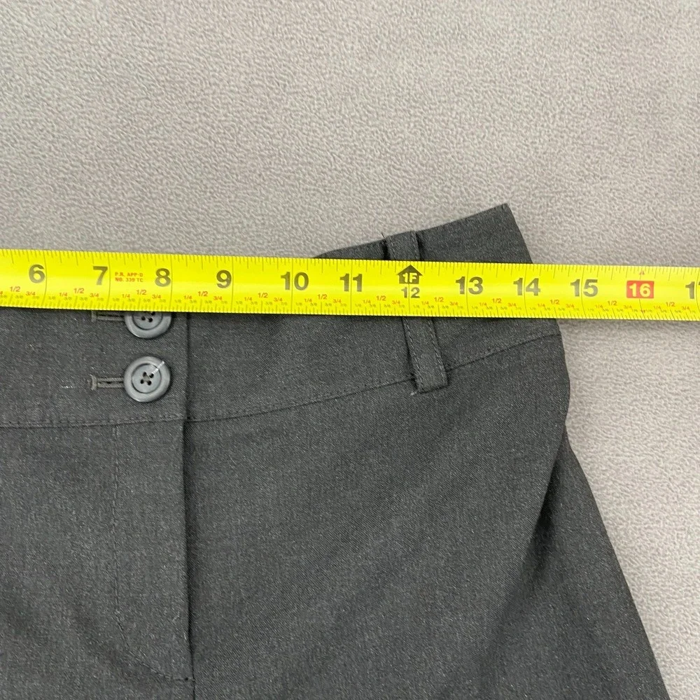 Ann Taylor Margo Dress Pants Womens 2‎ Charcoal Gray Formal Oxford Straight Leg